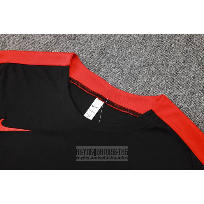 Chandal del Portugal Manga Corta 2024-2025 Negro - Pantalon Corto